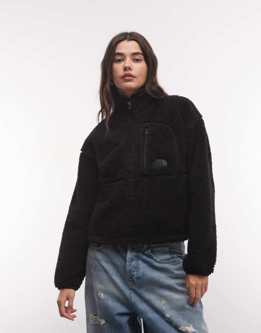 The North Face Extreme Pile Fleecepullover mit halbem Reißverschluss in Schwarz, 2 von 4