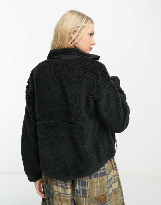 The North Face Extreme Pile full zip jacket in black | ASOS