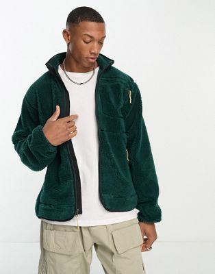 The North Face Extreme Pile full zip jacket in green | ASOS