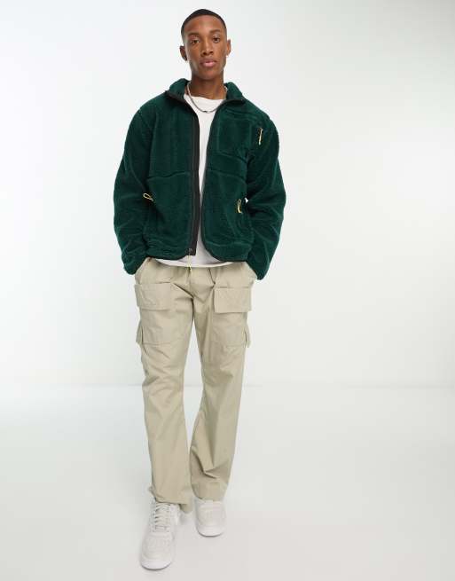 The North Face Extreme Pile full zip jacket in green | ASOS