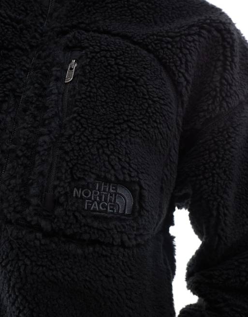 The North Face Extreme Pile half zip pullover fleece in black, 2 of 4