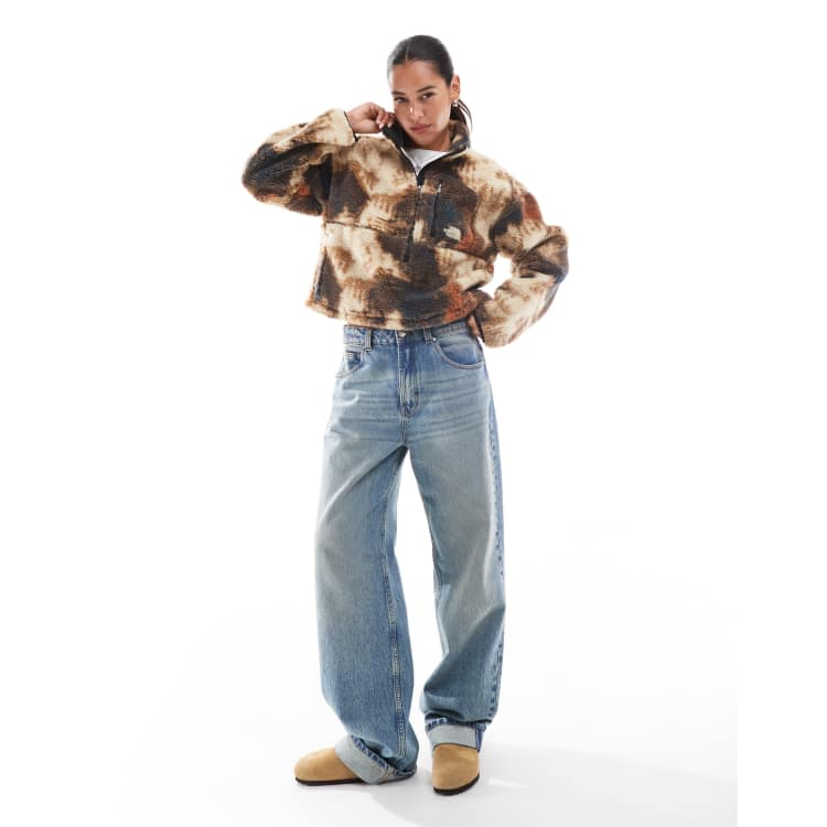 カレンダー　フリース Beach Riot Leona High Pile Fleece Half Zip Pullover | Nordstrom