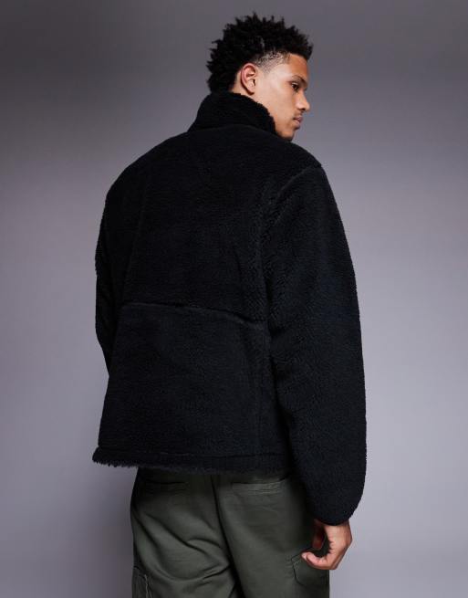 The North Face Extreme Pile pullover jacket in black