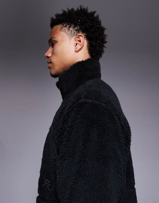 The North Face Extreme Pile pullover jacket in black