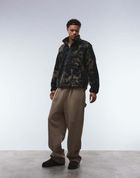 The North Face - Extreme Pile - Veste imprimée en polaire épaisse imitation peau de mouton avec col zippé - Noir - view 1