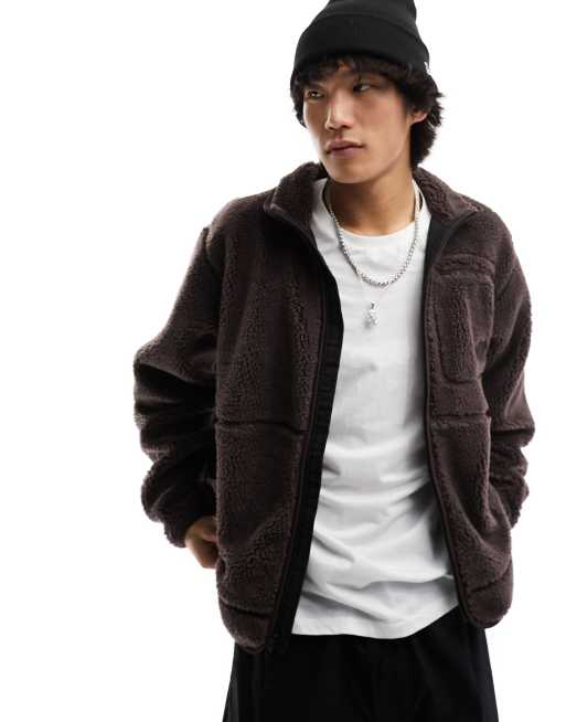 The North Face - Extreme Pile - Zware fleece met rits in bruin