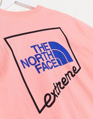 pink north face shirt