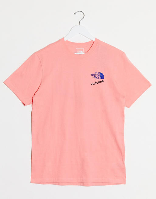 The North Face Extreme T Shirt In Pink Asos