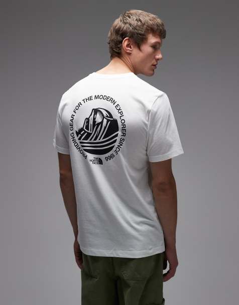 The North Face - Face Monte - T-shirt imprimé au dos - Blanc - view 1