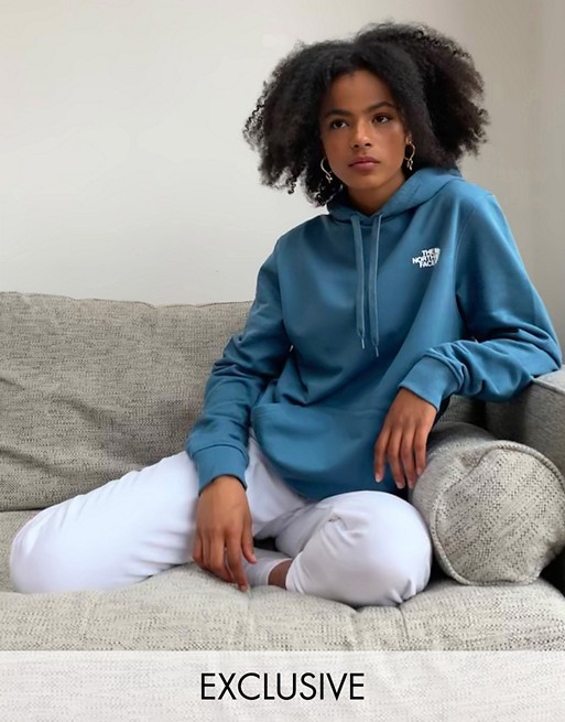 The North Face Faces hoodie in blue Exclusive at ASOS