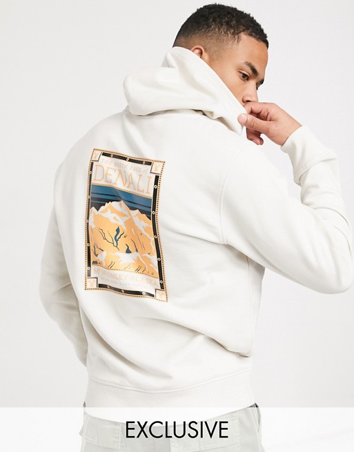 The North Face Faces hoodie in cream Exclusive at ASOS