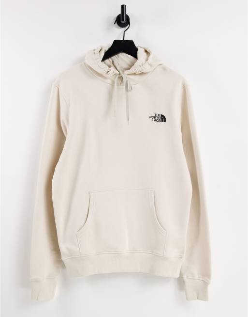 North face store cream hoodie