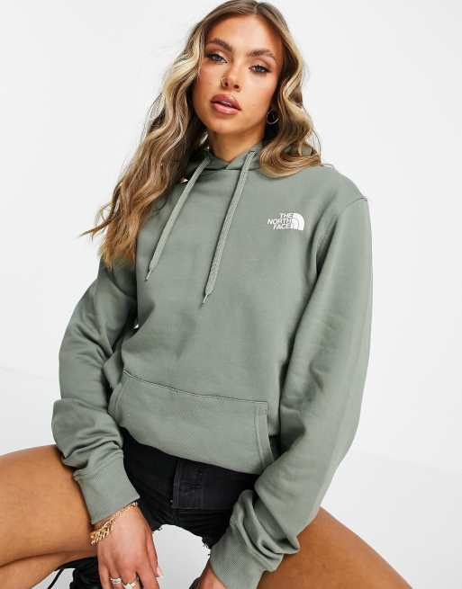 The North Face Faces hoodie in green Exclusive at ASOS