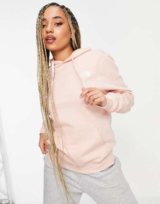 Rose gold shop north face hoodie