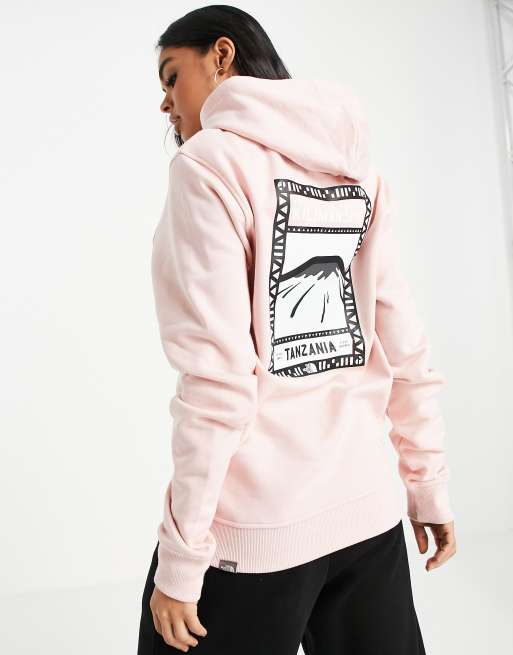 the north face rose hoodie