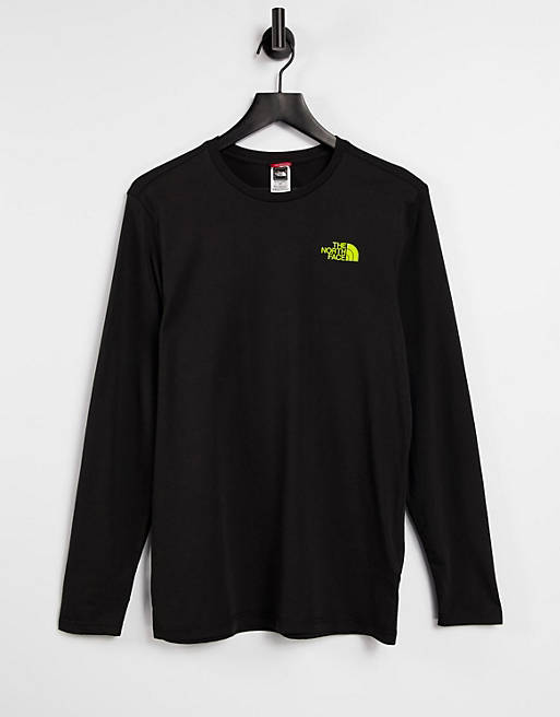  The North Face Faces long sleeve t-shirt in black Exclusive at  