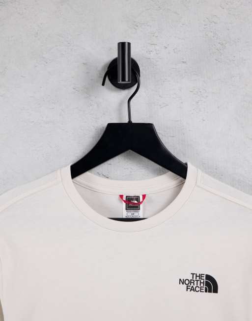 The North Face Faces long sleeve t-shirt in cream Exclusive at ASOS, 4 of 4