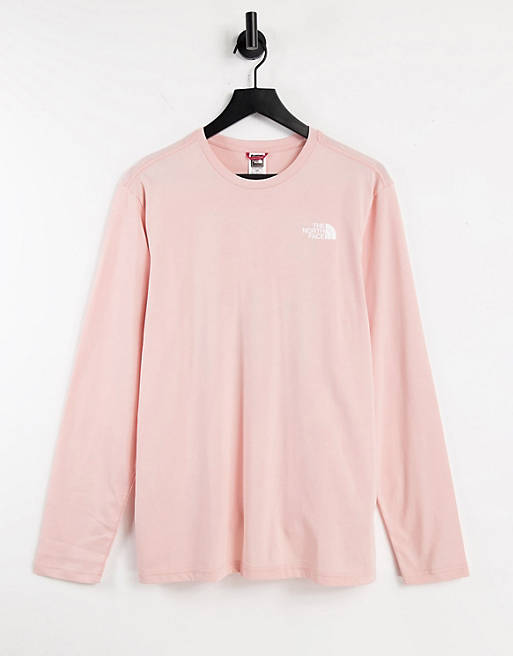 Men The North Face Faces long sleeve t-shirt in pink Exclusive at  