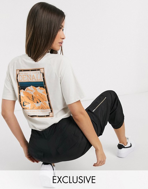 The North Face Faces t-shirt in cream Exclusive at ASOS