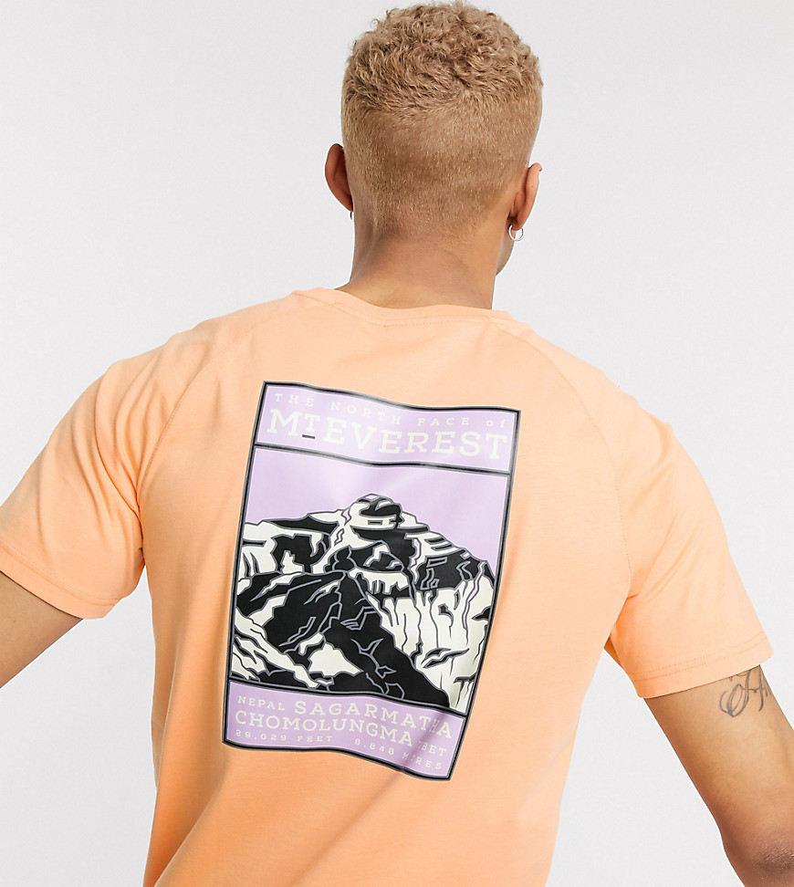 The North Face Faces t-shirt in orange Exclusive at ASOS