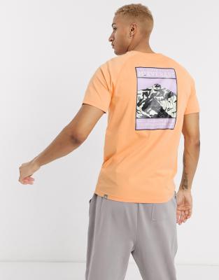 north face t shirt orange