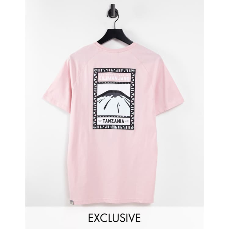 The north face t shirt pink new arrivals
