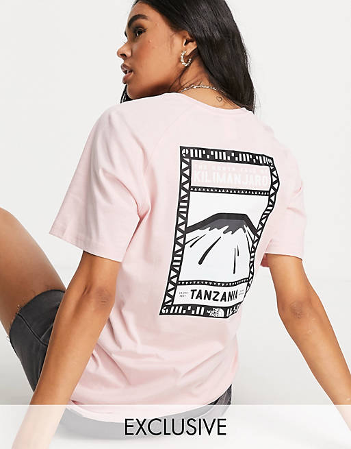  The North Face Faces t-shirt in pink Exclusive at  