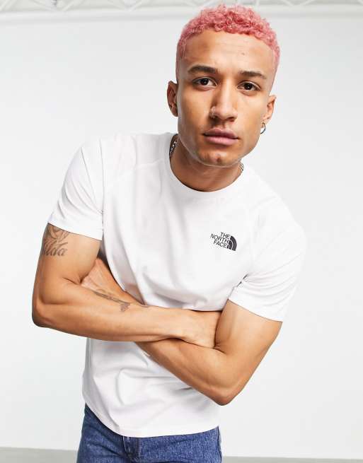 The North Face Faces t-shirt in white/pink Exclusive at ASOS, 2 of 4