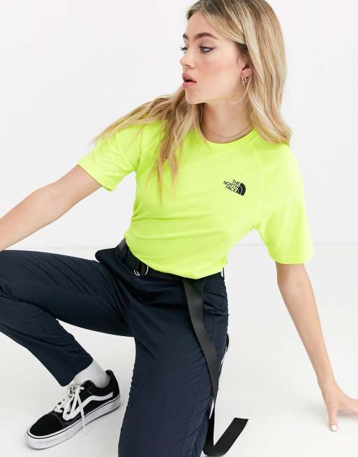 The North Face Faces t-shirt in yellow Exclusive to ASOS, 4 of 4