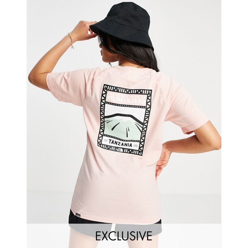 Donna Activewear The North Face - Faces - T-shirt rosa - In esclusiva per ASOS
