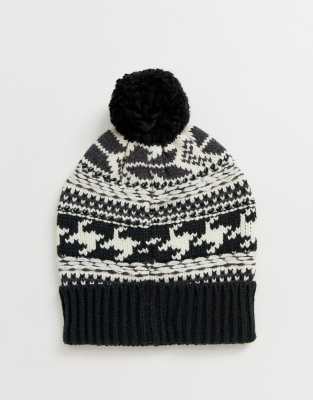the north face mens fair isle beanie