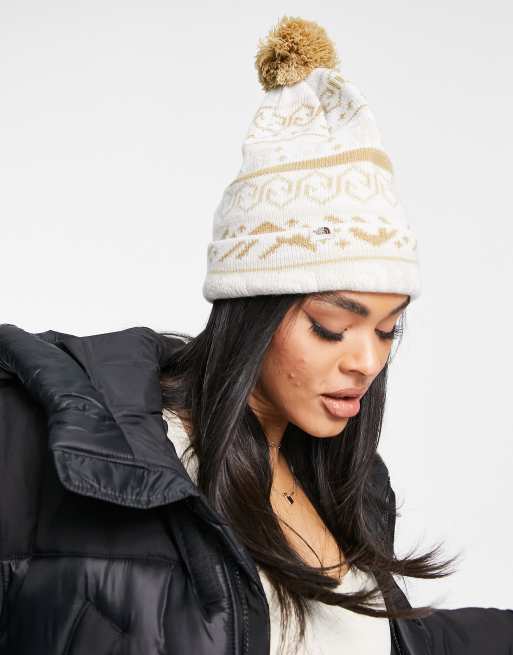 The north face fair isle beanie new arrivals