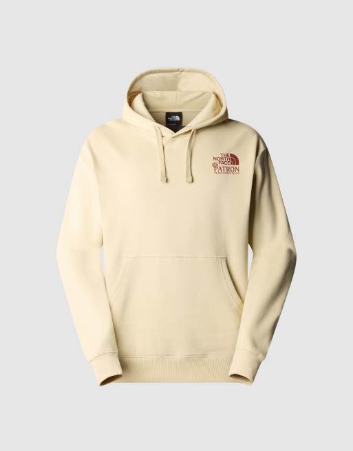 The North Face - Felpa color ghiaia con cappuccio, 3 di 4