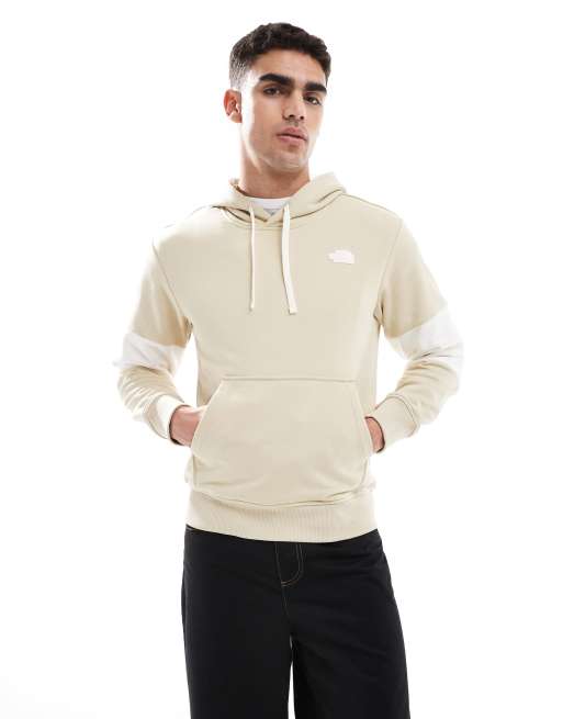 The North Face - Felpa color ghiaia vestibilità comoda con cappuccio