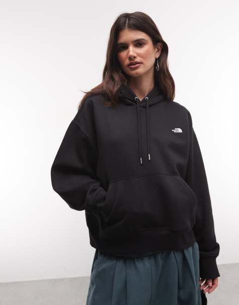 The North Face felpa con cappuccio Essential Simple Dome boxy oversize nera - view 1