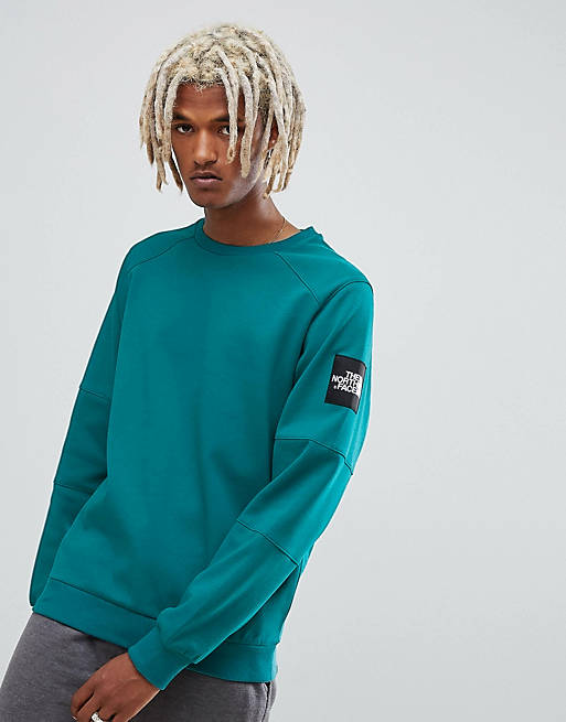 notifikation Politistation Excel The North Face Fine 2 Crew Neck Sweat in Everglade Green | ASOS