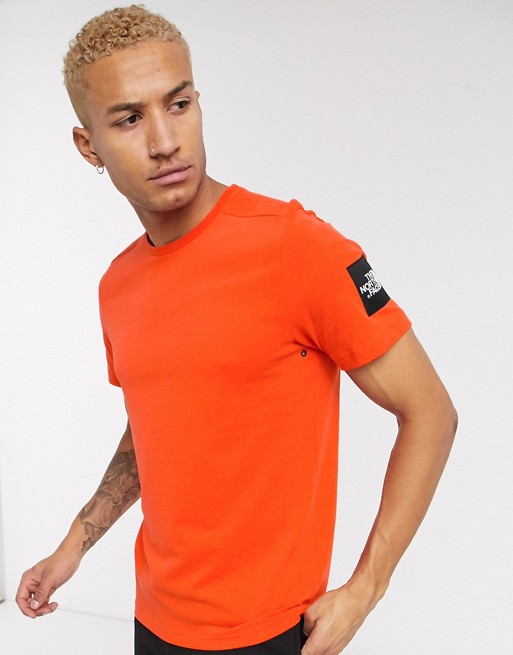 The North Face Fine 2 t-shirt in orange