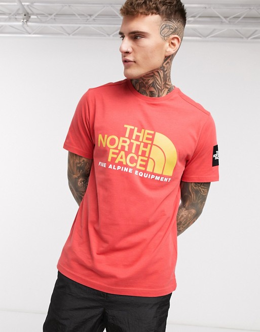 The North Face Fine Alpine 2 t-shirt in red