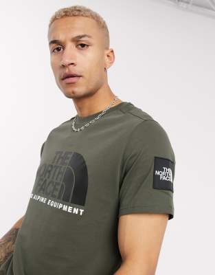 north face t shirt khaki