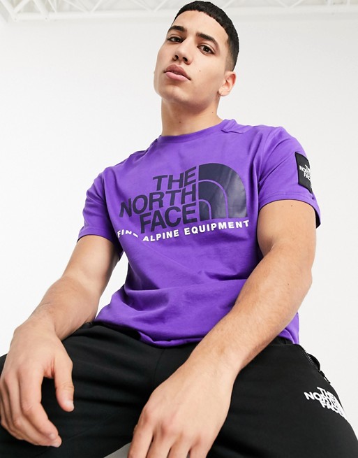The North Face Fine Alpine 2 t-shirt in purple