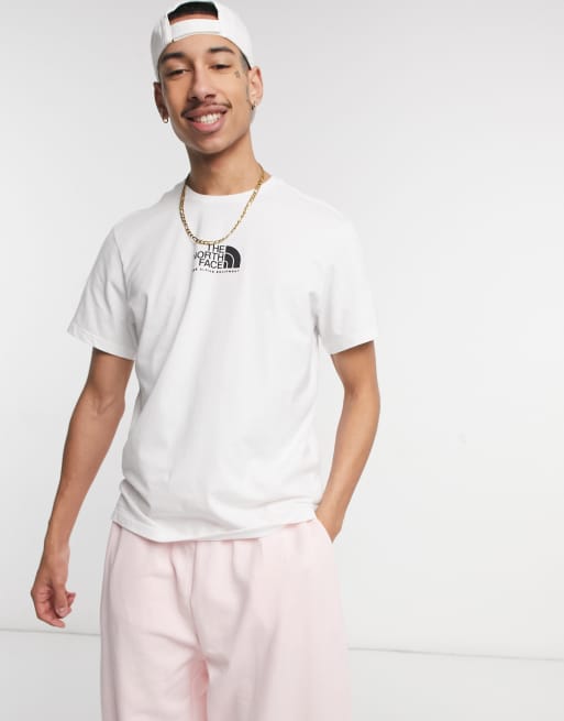 helder zal ik doen Acteur The North Face Fine Alpine Equipment 3 t-shirt in white | ASOS