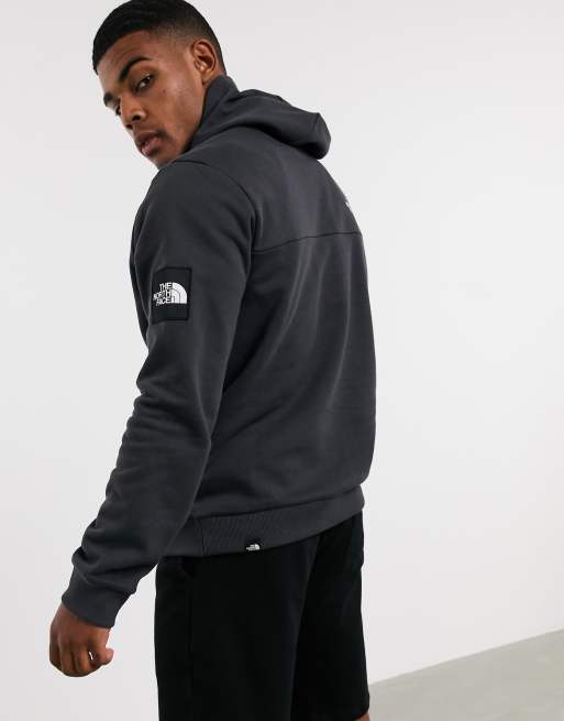 The north face fine alpine hoodie grey new arrivals