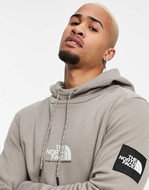 Grey north face store jumper