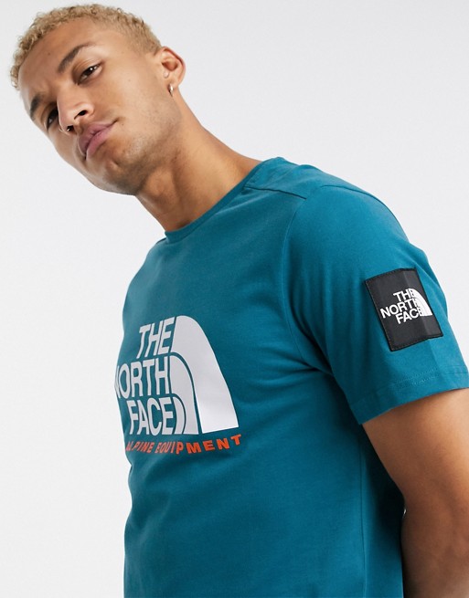 The North Face Fine Alpine t-shirt in blue