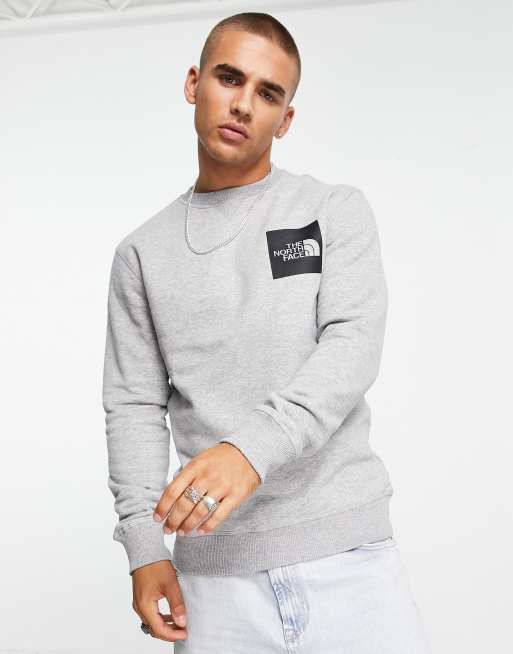 North face fine crew sales sweatshirt