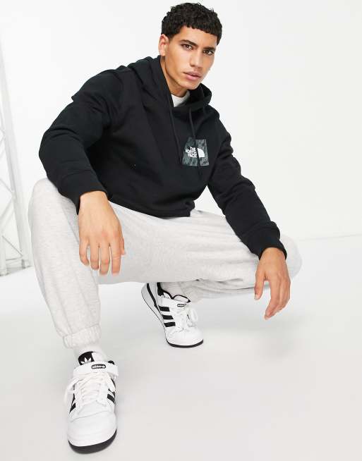 The North Face Black Fine Hoodie . Men . M