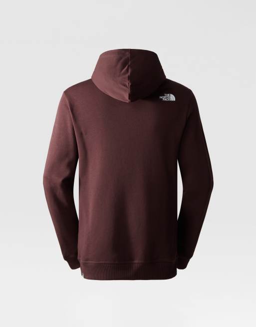 North face clearance maroon hoodie