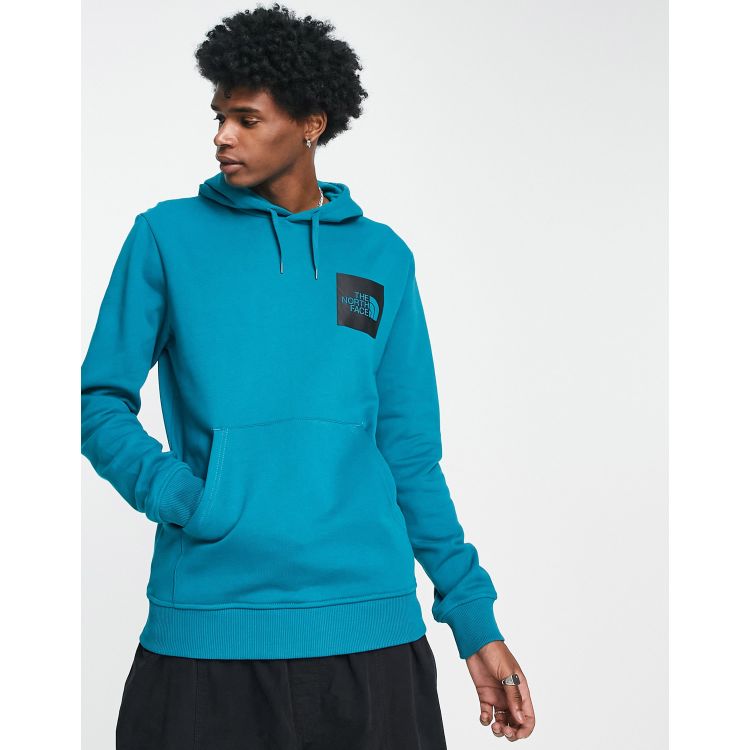 Teal north face hoodie new arrivals