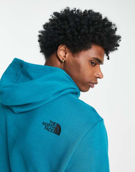 Teal north face hoodie new arrivals