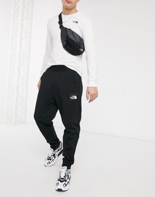 the north face tracksuit black